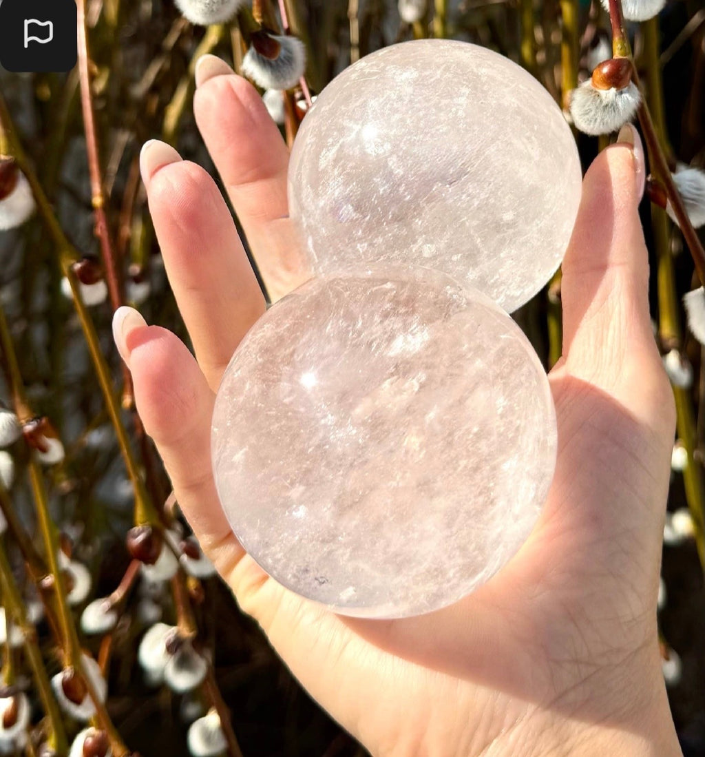 Clear Quartz Crystal Sphere