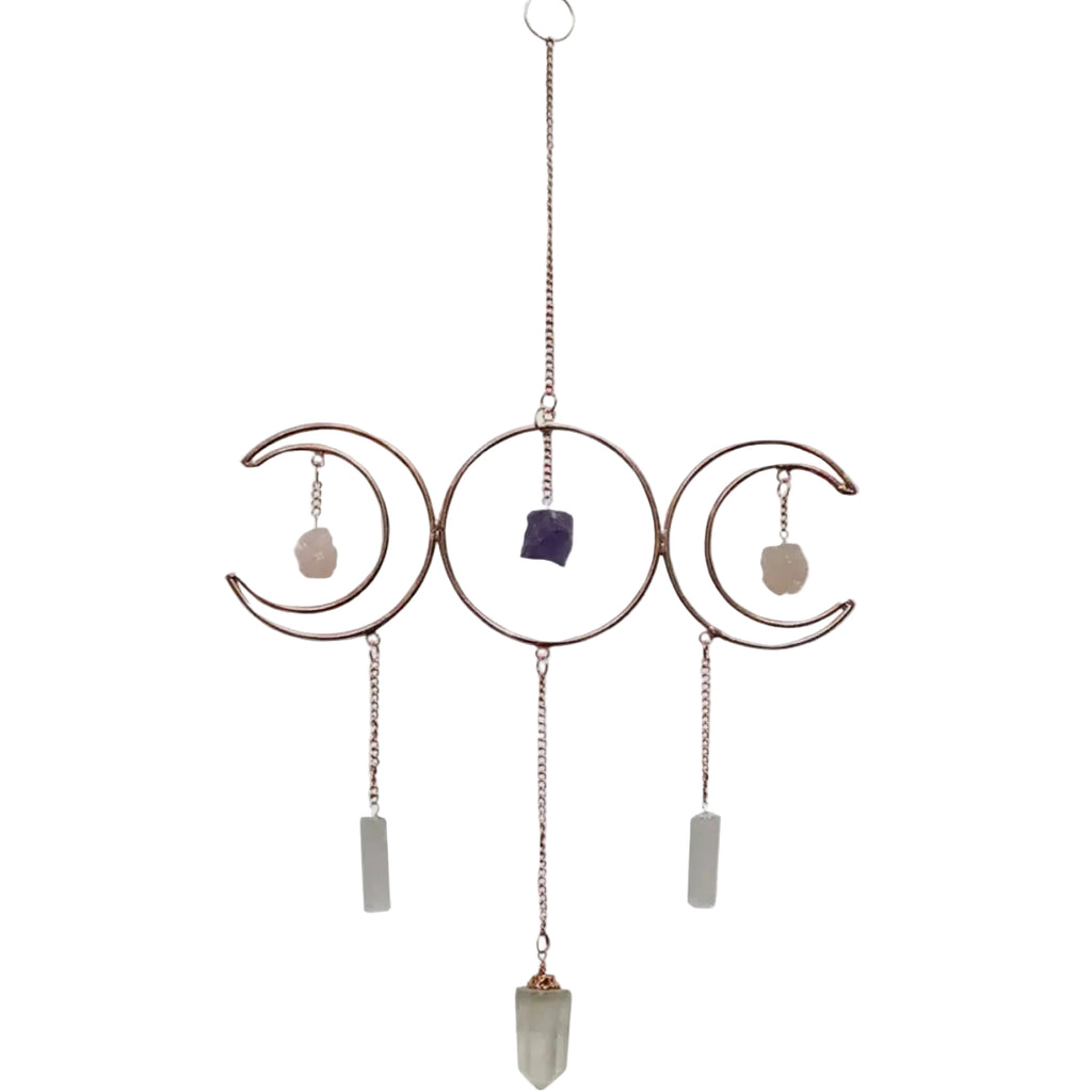 Triple Goddess Moon Wall Hanging
