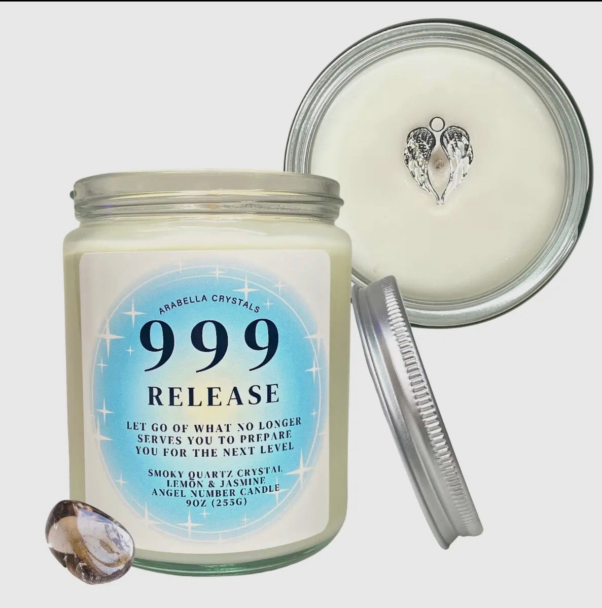 999 Release Angel Number Candle