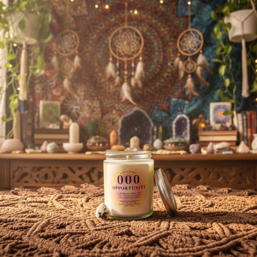 000 Opportunity Angel Number Candle