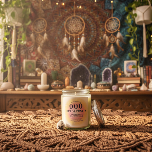 000 Opportunity Angel Number Candle