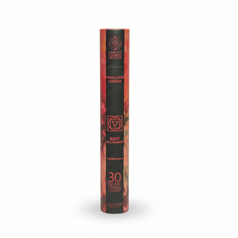 Set of 28 EE Himalayan Chakra Incense Sticks with Wooden Display