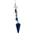 Blue Onyx Pendulum with Reiki Chakra Stones
