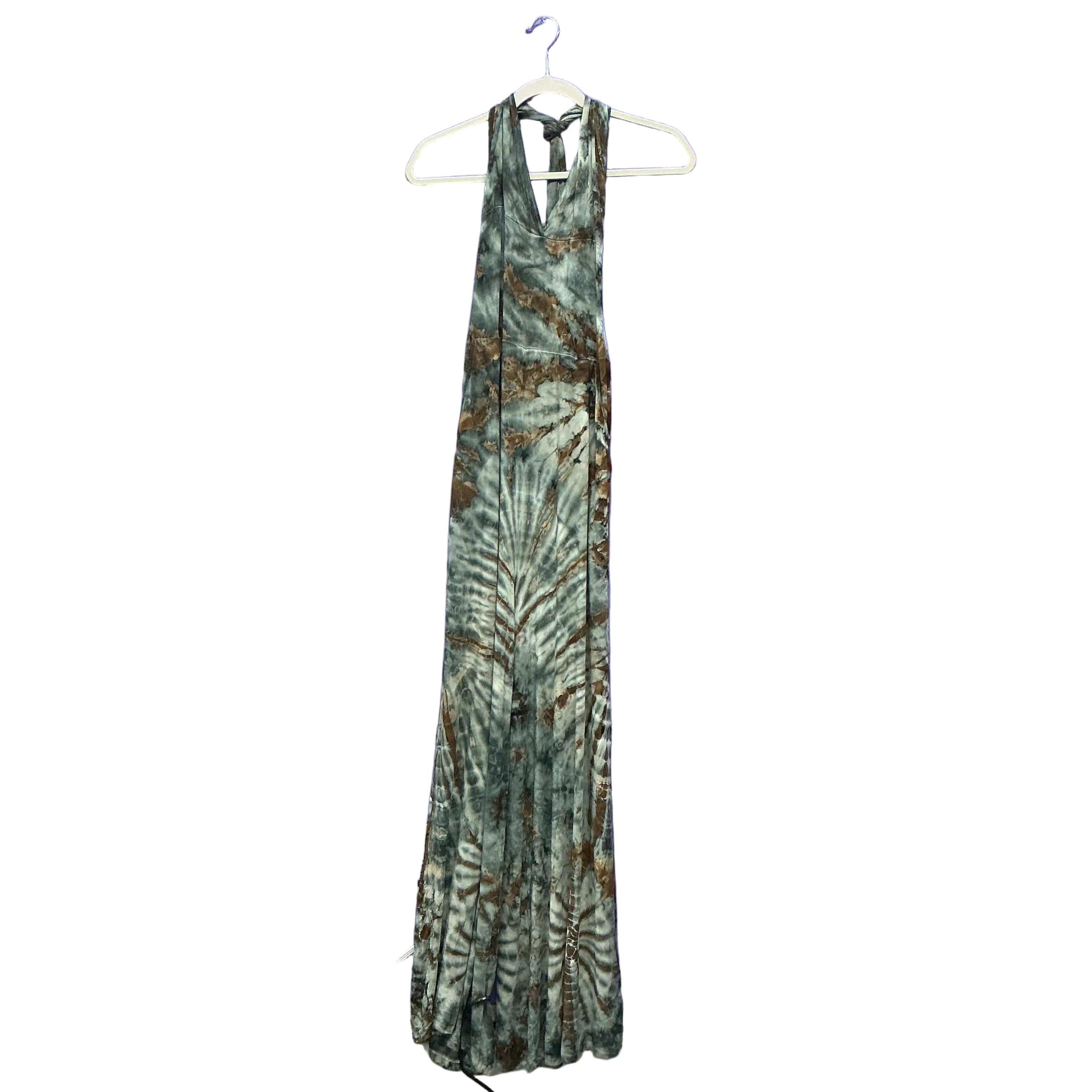 Tie-Dye Halter Overall One Piece Pant Suit Romper