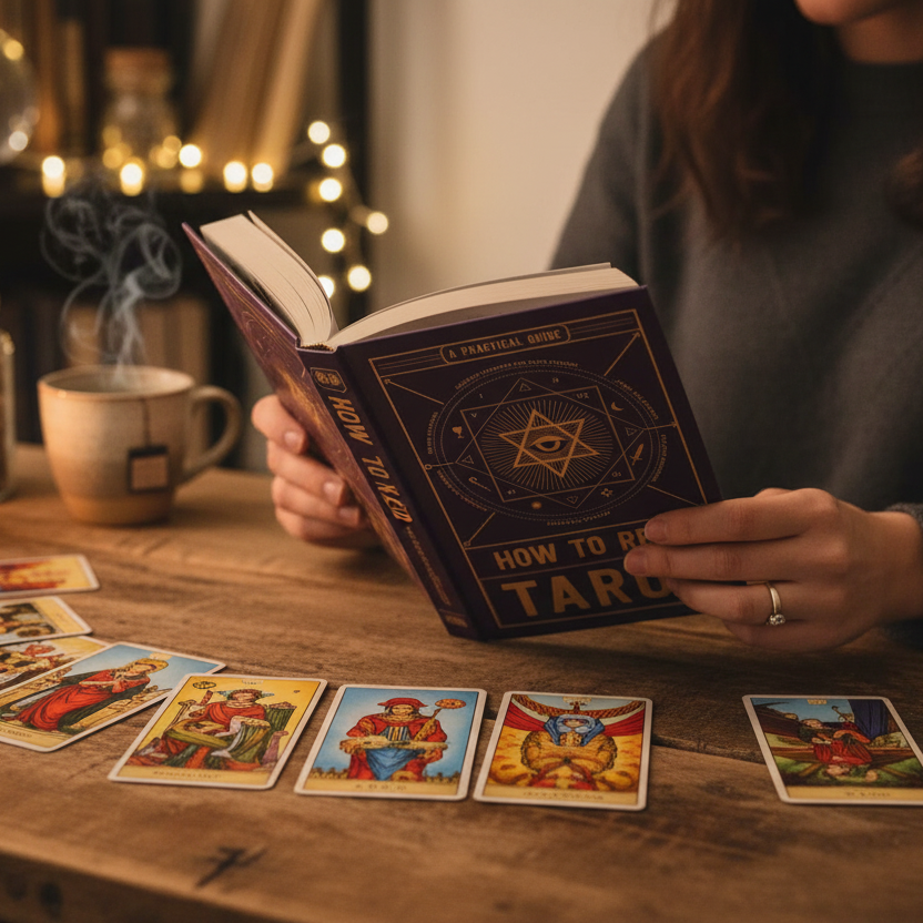 How to Read Tarot Book by Adam’s Media
