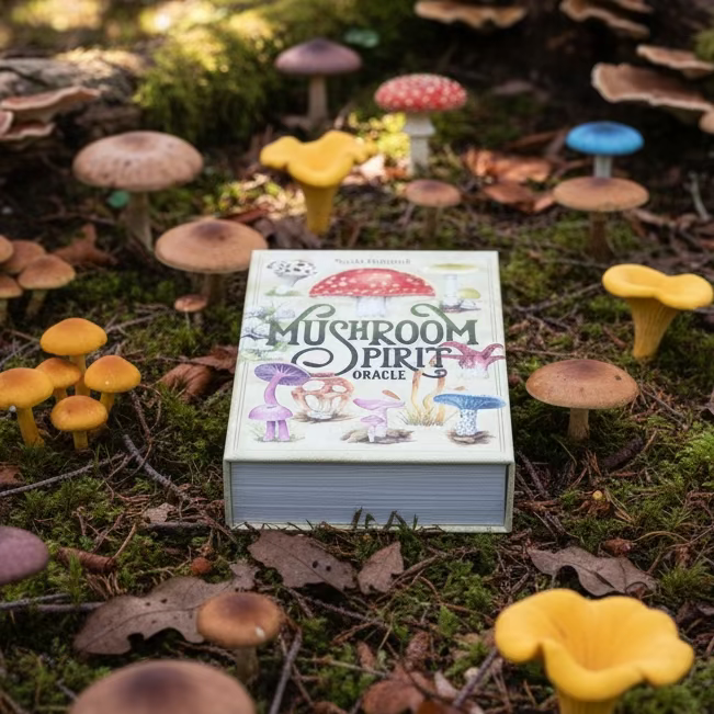 Mushroom Spirit Oracle Cards Deck by Nicola McIntosh