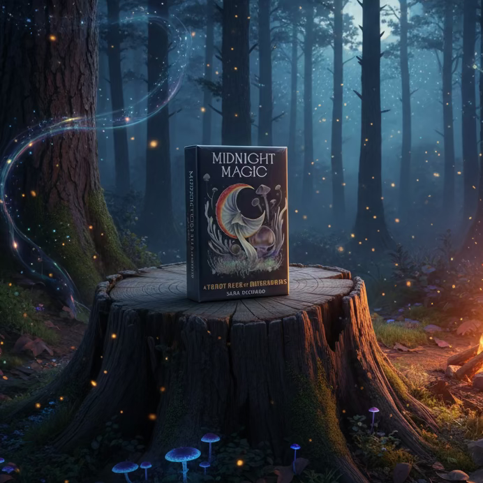 Midnight Magic Tarot Card Deck by Sara Richard