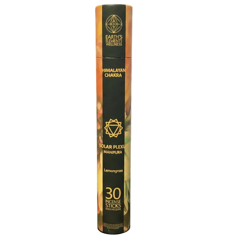 Set of 28 EE Himalayan Chakra Incense Sticks with Wooden Display