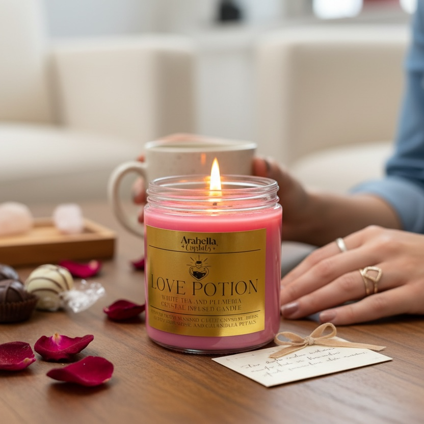 Love Potion Large Ritual Candle