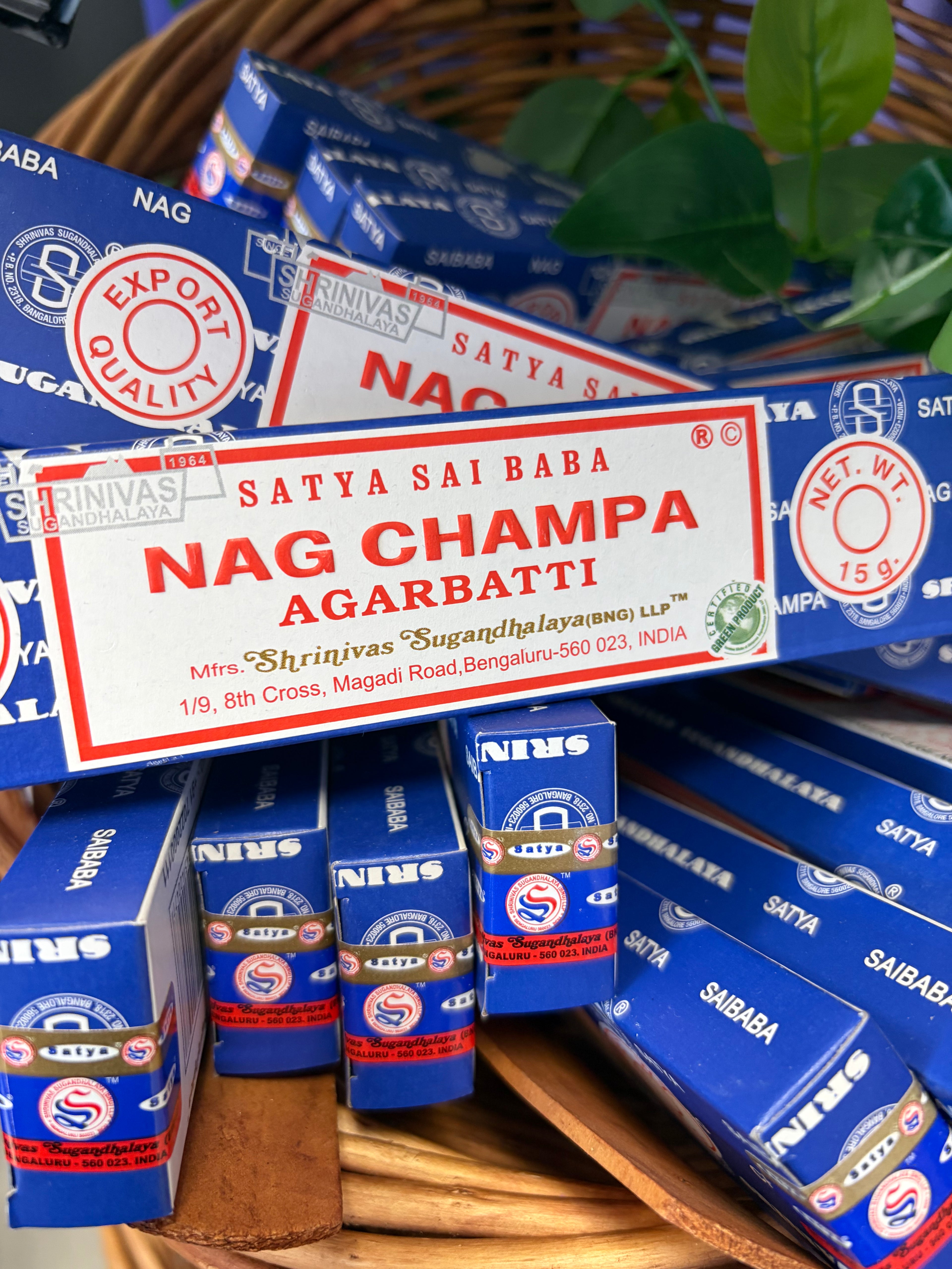 Satya Box Incense: Nagchampa