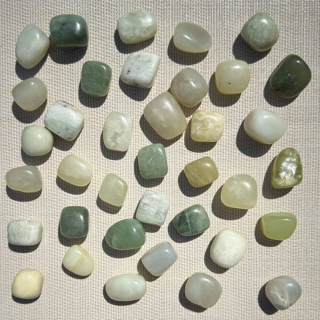 Green Jade Tumbled Crystals