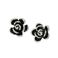 Rosebud Sterling Silver Stud Earring