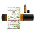 Tea Tree Essential Oil Roller Top Bottle Ready to Use