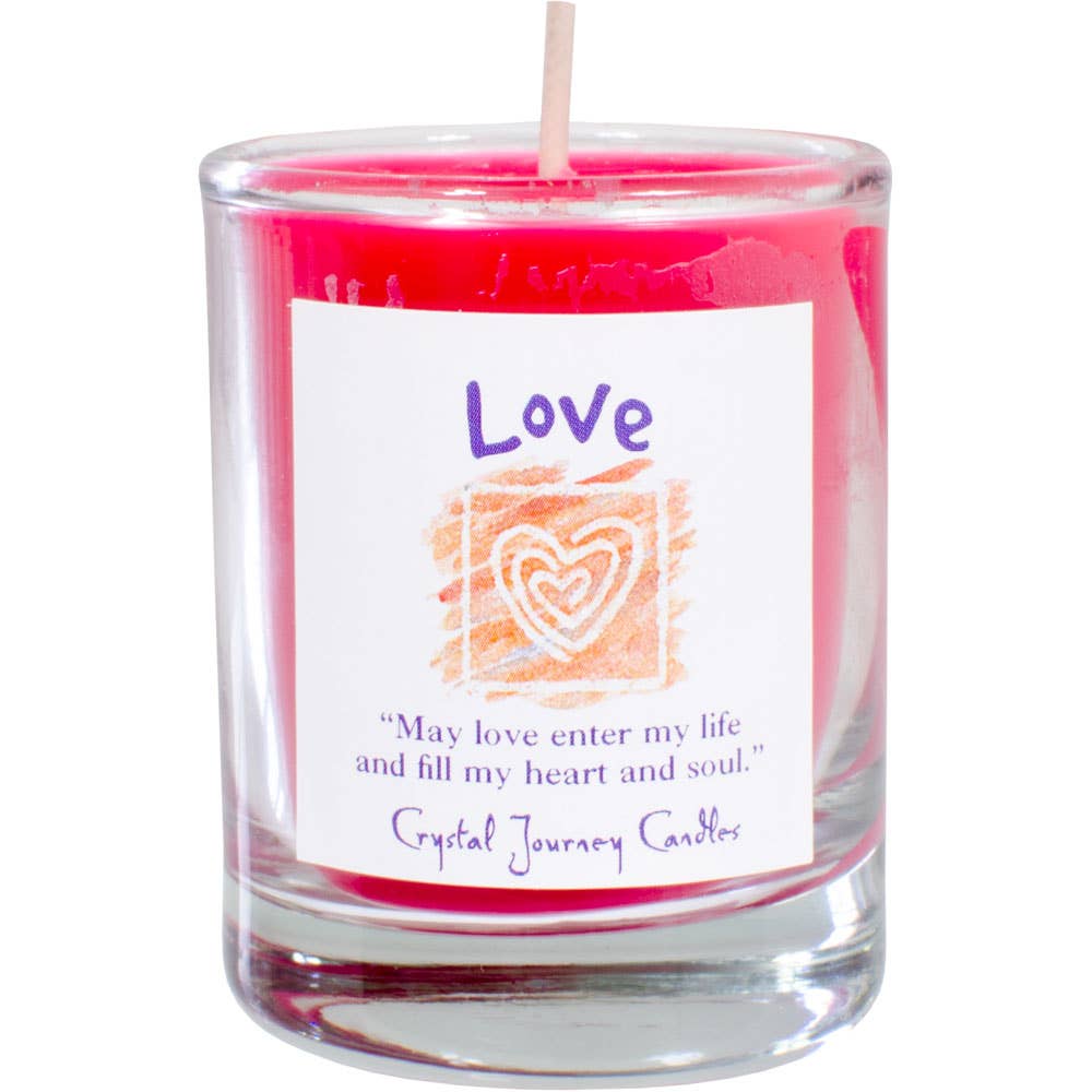 Soy Herbal Filled Votive: Love