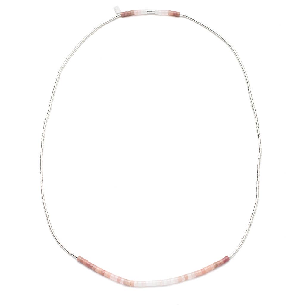 Ombre Stone Wrap: Sunrise/Silver (Bracelet, Anklet, or Necklace!)