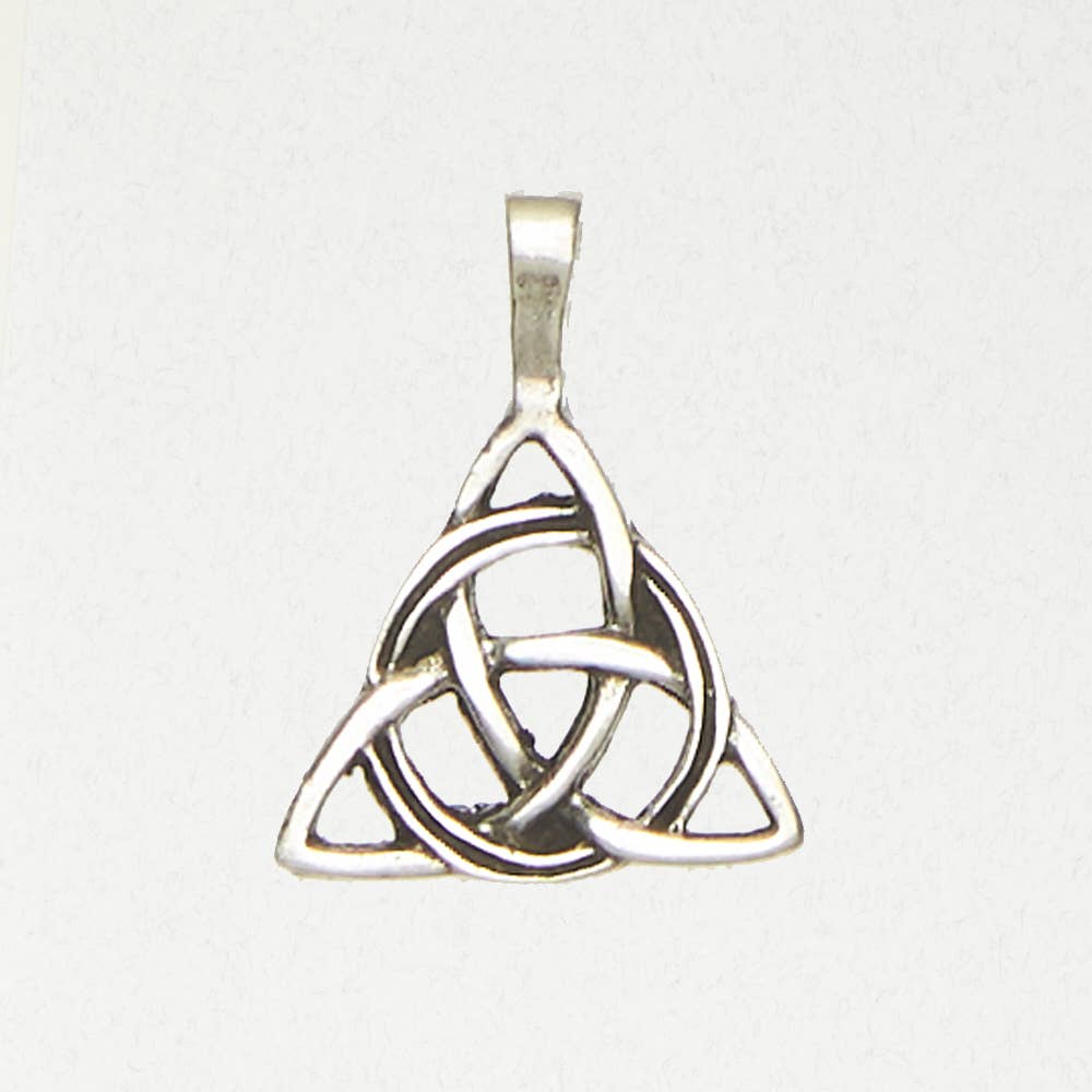 EIRE- Celtic Pewter Pendant Necklace - Celtic Weave