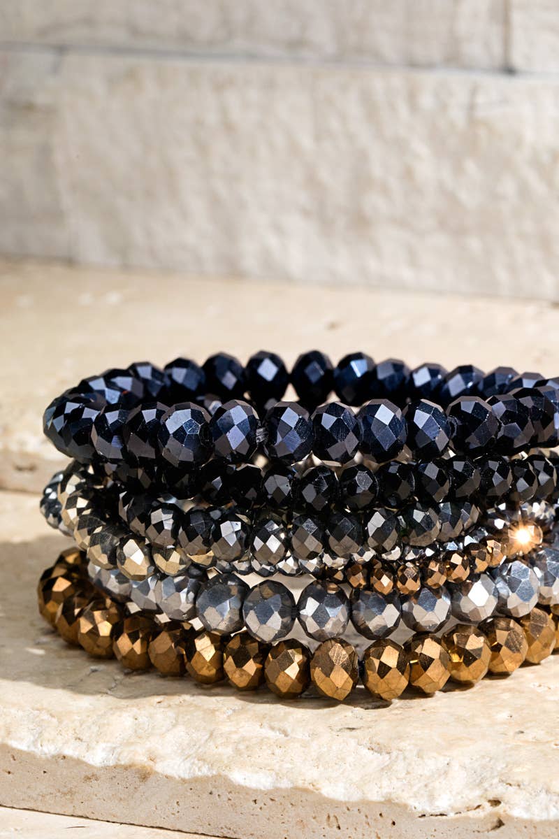 Mix N Match: Single Glass Bead Bracelet