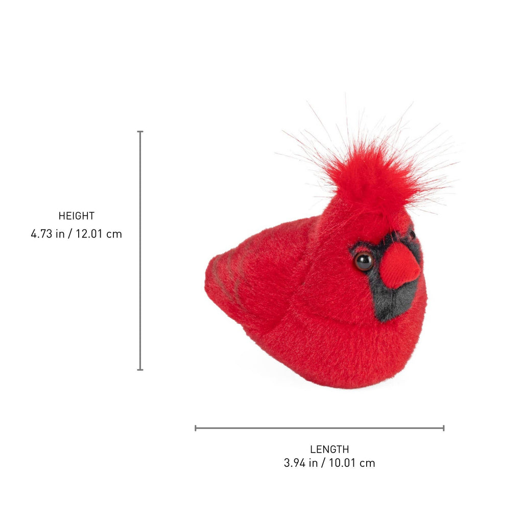 Audubon II Northern Cardinal Stuffed Animal W Sound 5.5"