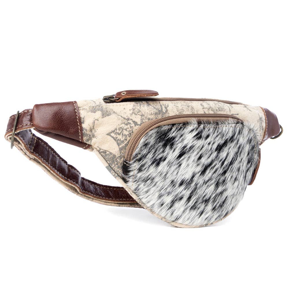Impression Leather Hairon Fanny Pack