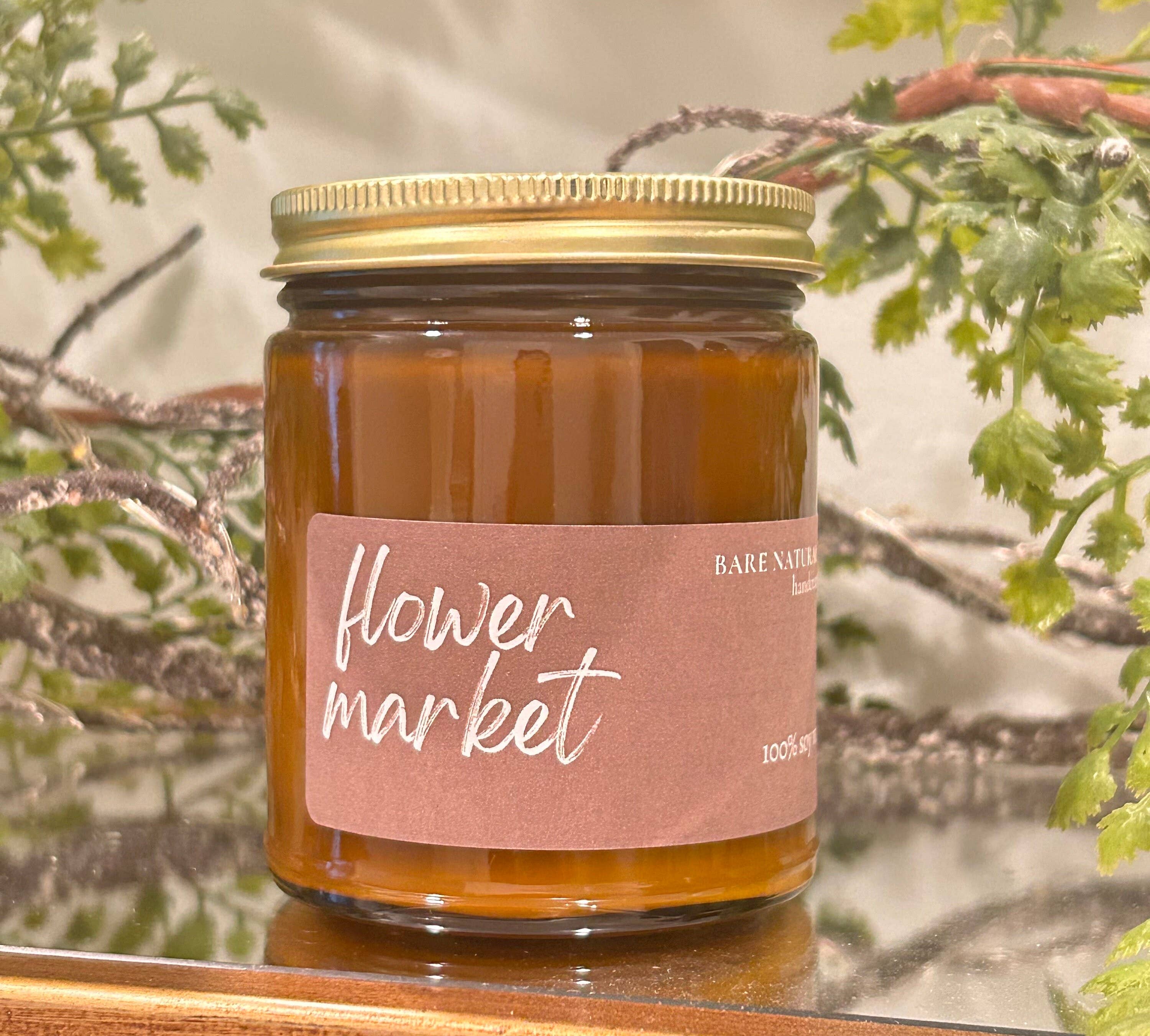 Flower Market Jar Candle | Maine Made