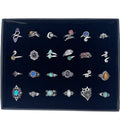 Tanvi Semi-Precious Silver-Plated Ring