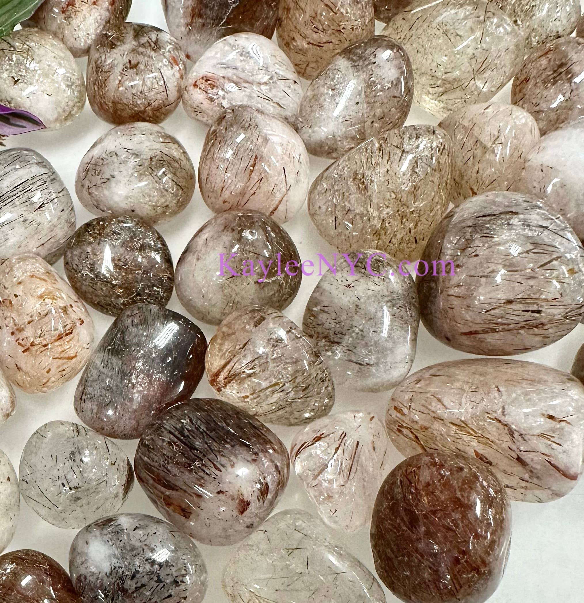 Rutilated Quartz Tumble Healing Energy