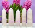 Pink Mangano Calcite Obelisk Tower Point