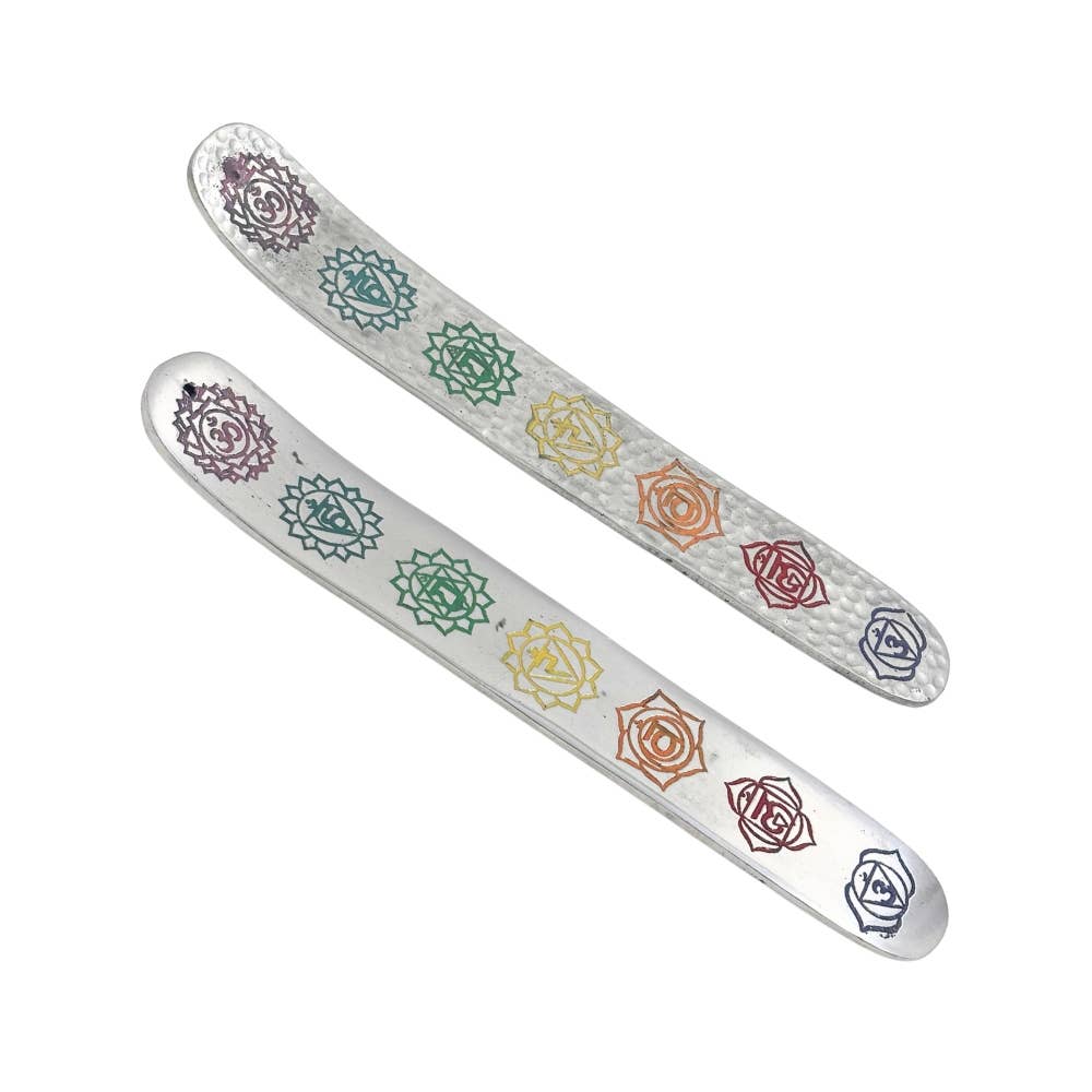 Metal Incense Stick Burner - Seven Chakra