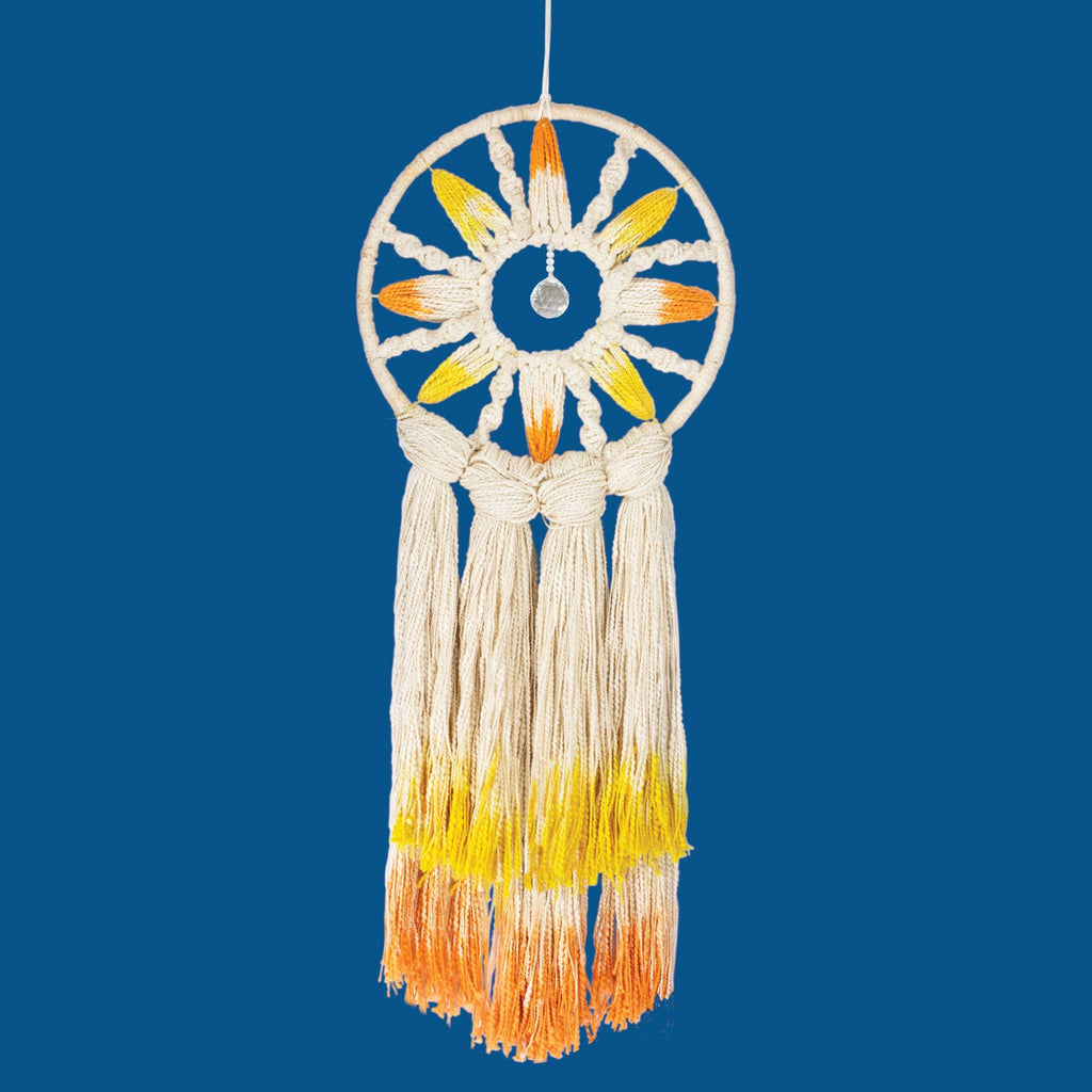 Orange Solar Rays Handcrafted Suncatcher