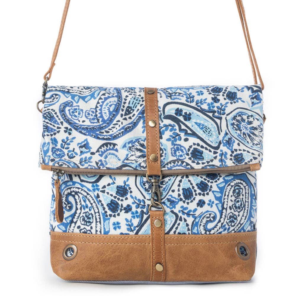 Blue Paisley Peak Small & Crossbody Bag