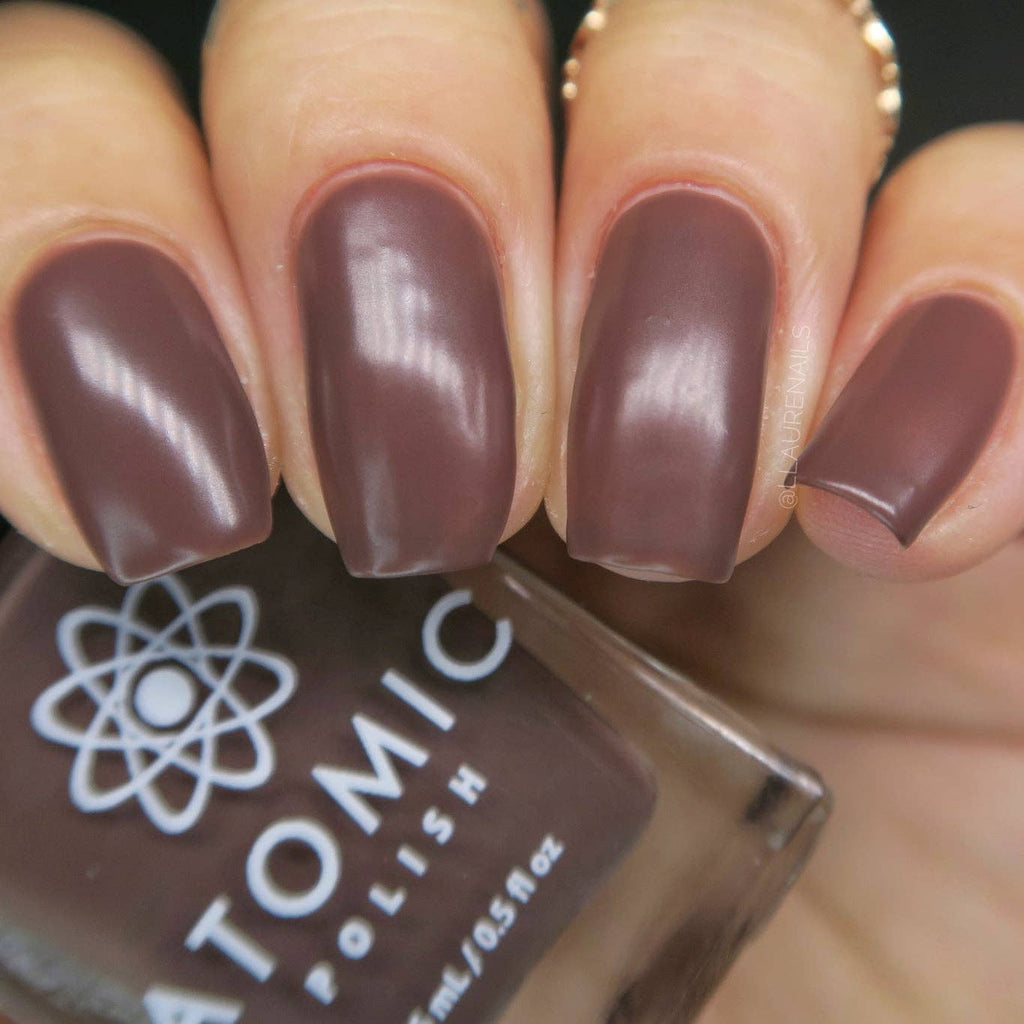 Astatine (At) Matte Brown Nail Polish