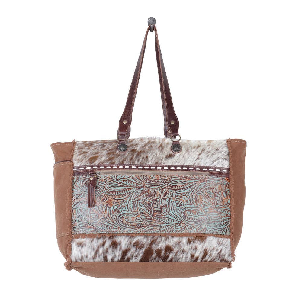 Juniper Canvas & Hairon Weekender Bag