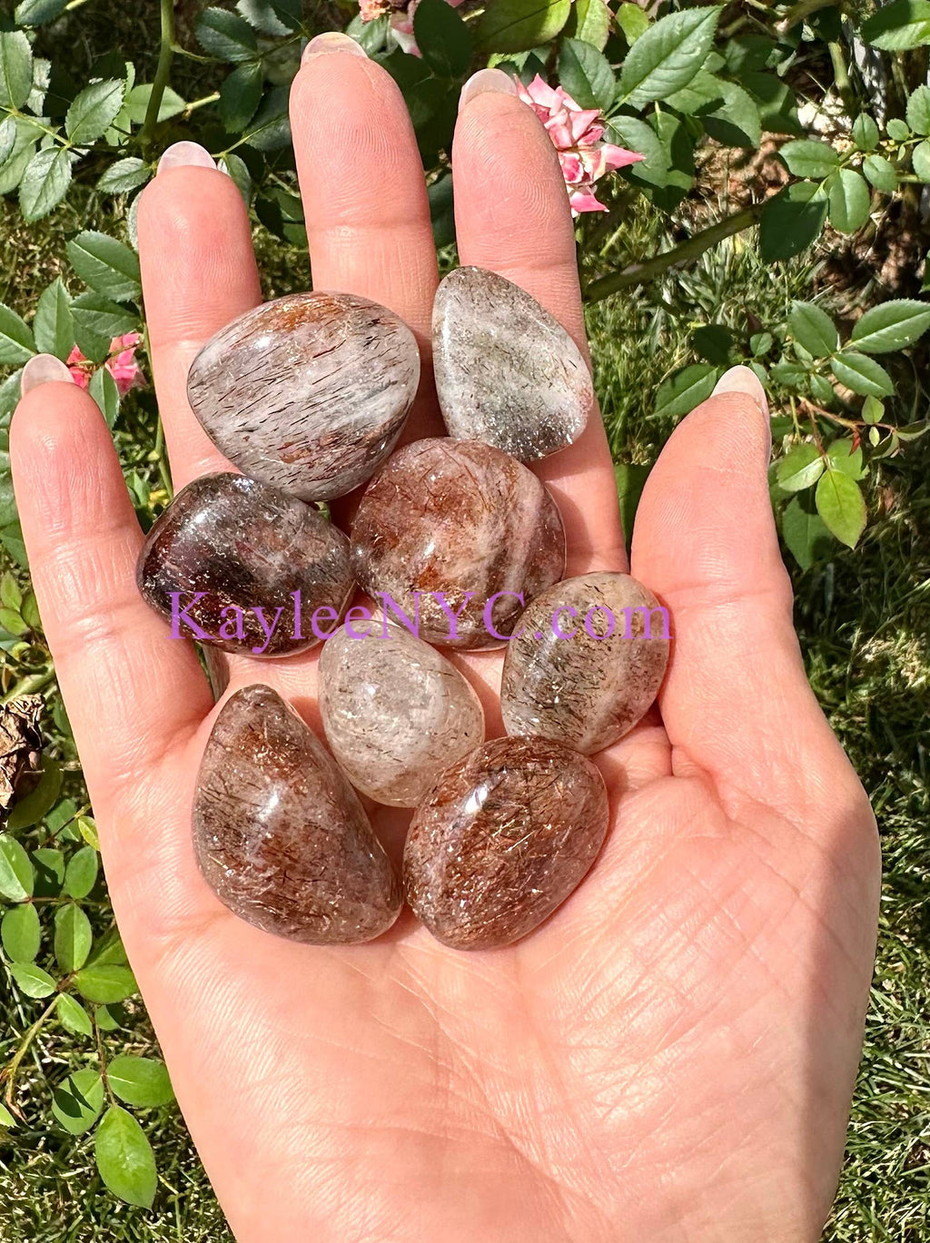 Rutilated Quartz Tumble Healing Energy