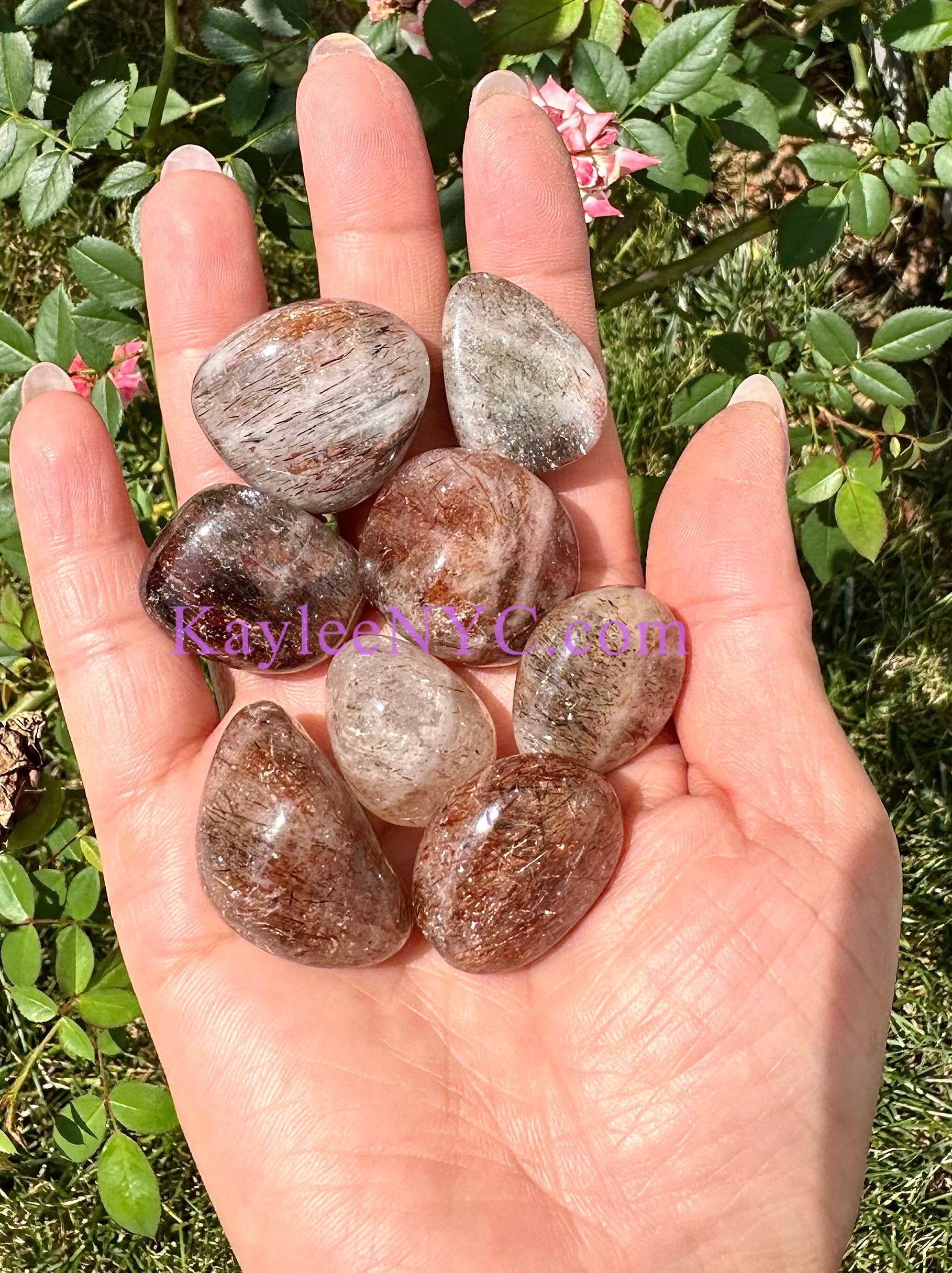 Rutilated Quartz Tumble Healing Energy
