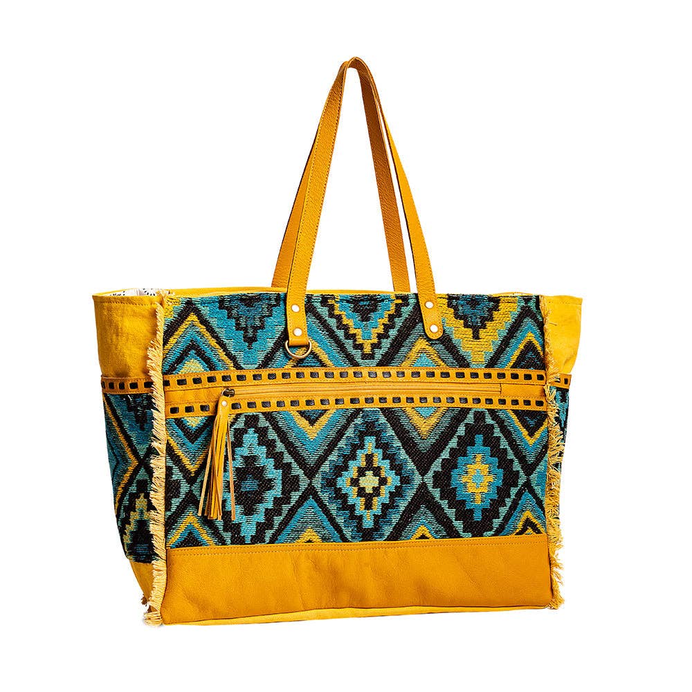 Sunridge Basin Canvas Weekender Bag
