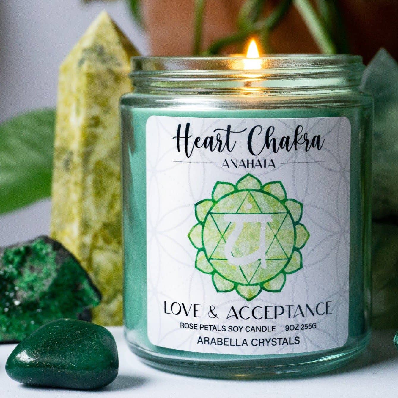 Heart Chakra Candle- Love & Acceptance