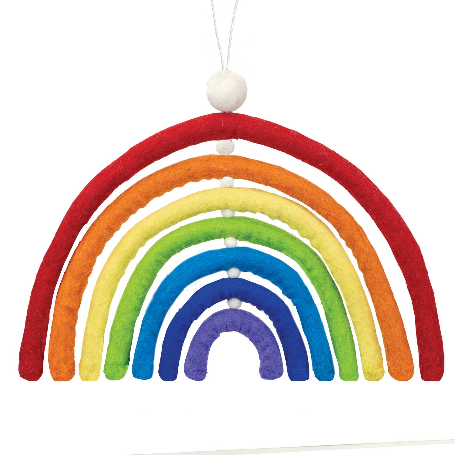 Wool Felt Rainbow Mobile Wall Art