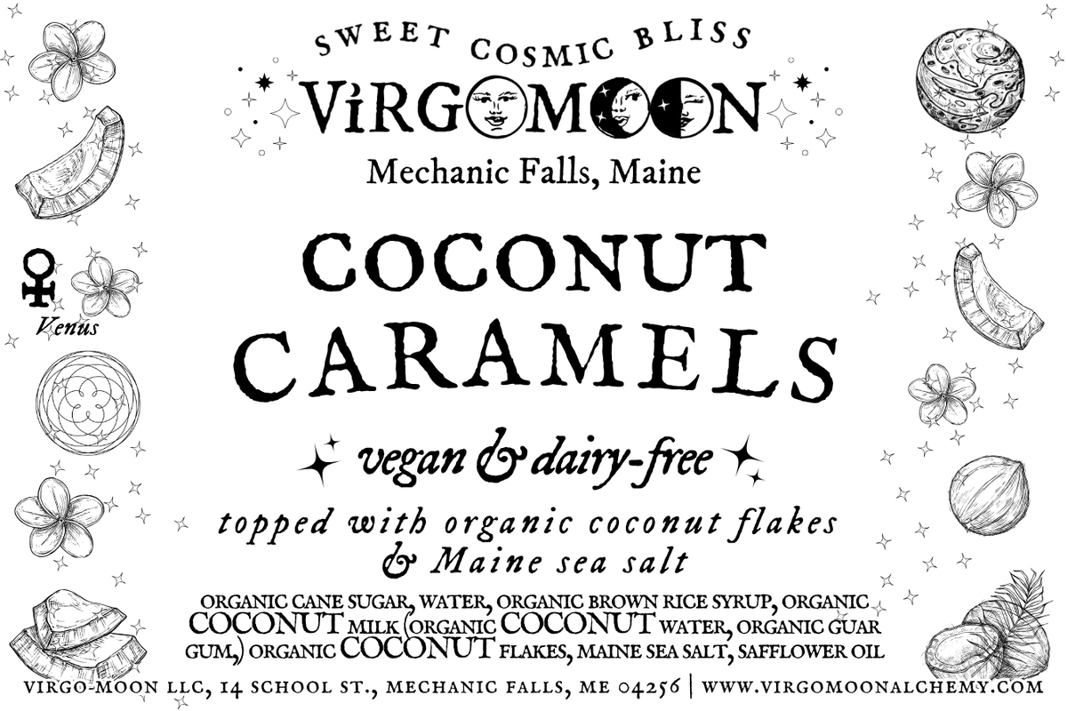 Vegan Coconut Caramels - Bulk - 100% Organic Ingredients