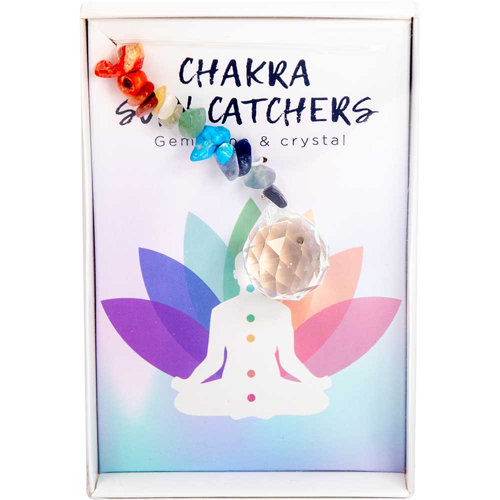 Gemstone Chakra Crystal Suncatcher Prism
