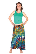 Tie-Dye Wrap Maxi Long Skirt (TH-594)