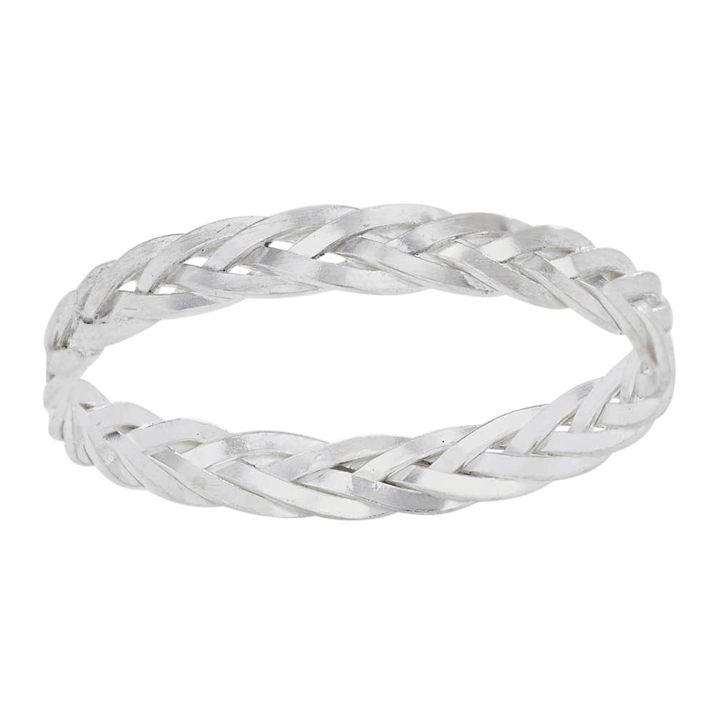 Silver Braid Sterling Silver Ring