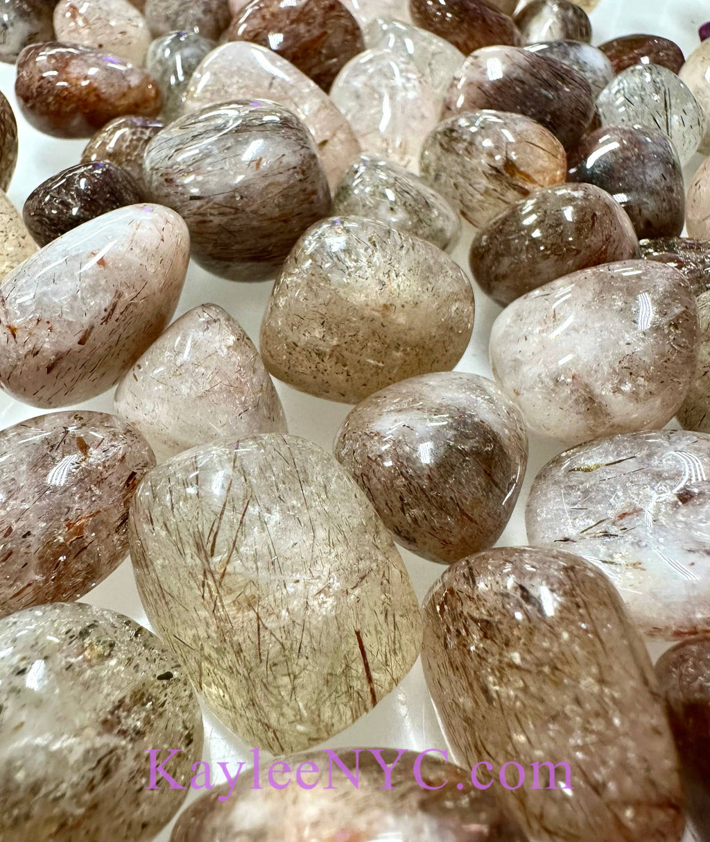Rutilated Quartz Tumble Healing Energy