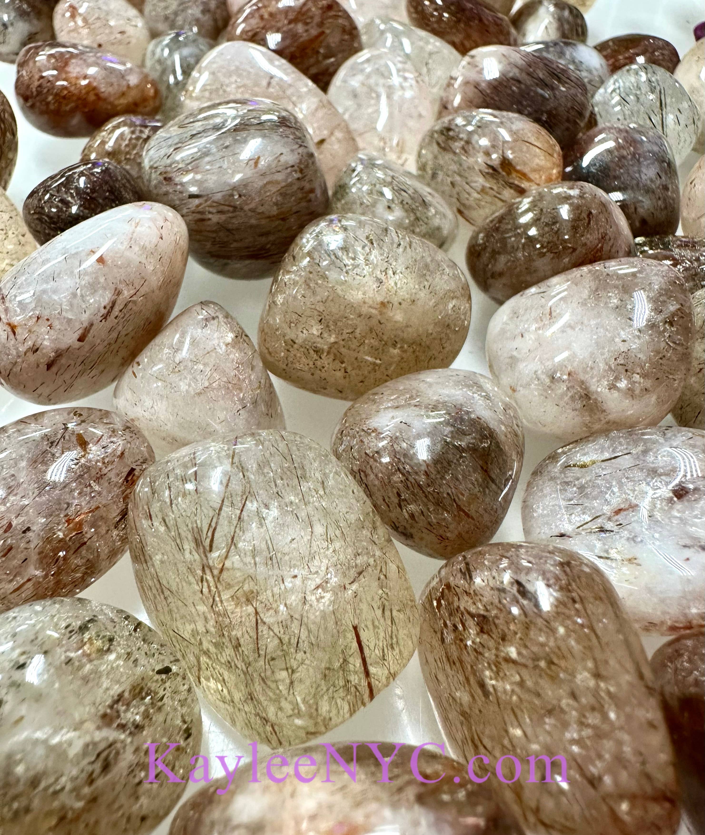 Rutilated Quartz Tumble Healing Energy