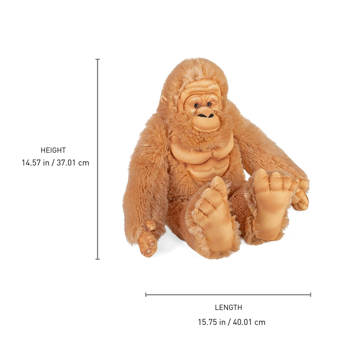 Artist Bigfoot Stuffed Animal 15"