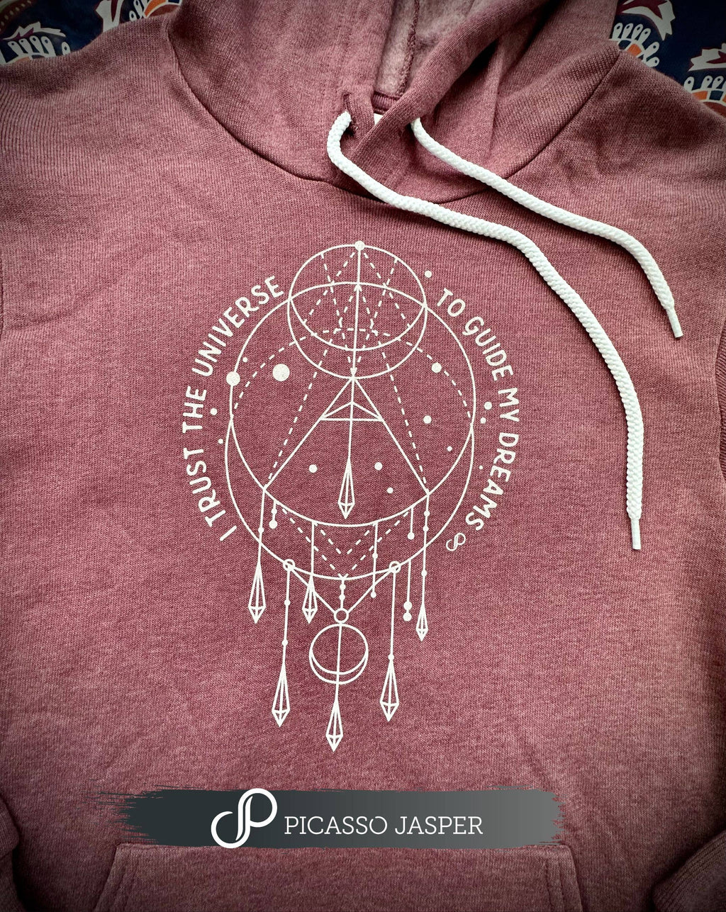 Rose Pink Hoodie: I Trust the Universe to Guide My Dreams