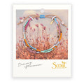 Mixed Media Bracelet - Love/Rhodochrosite/Gold