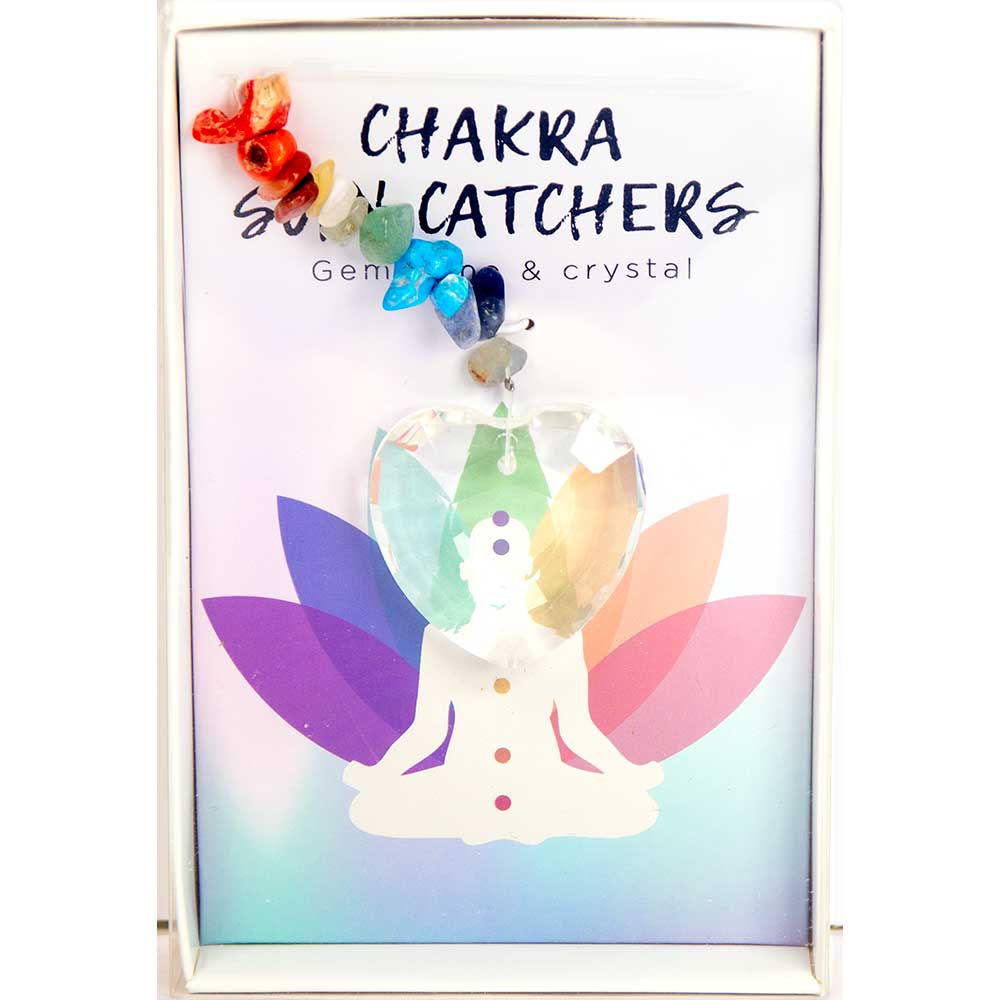 Gemstone Chakra Crystal Suncatcher Prism