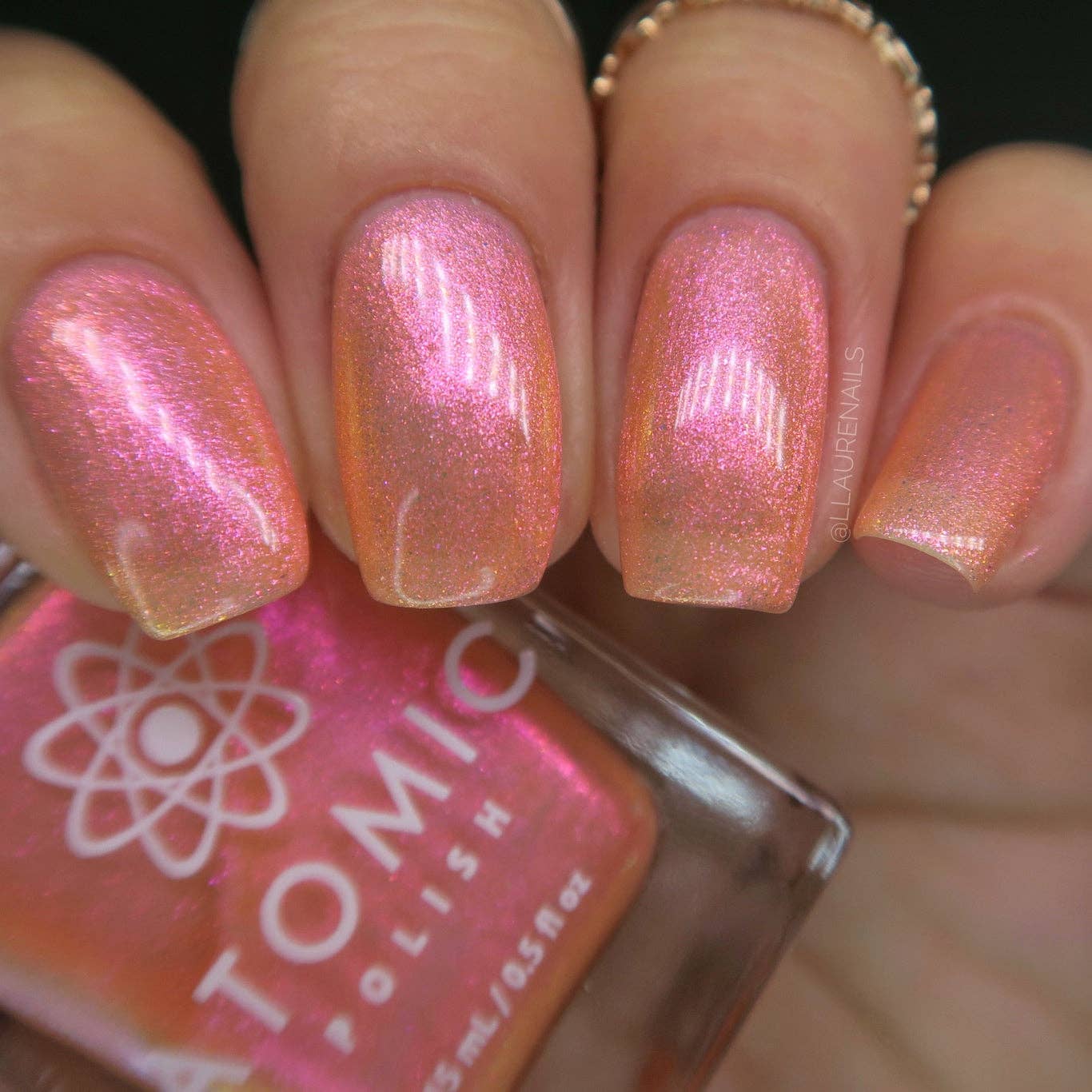 Citrine Sparkle Color Shifting Nail Polish