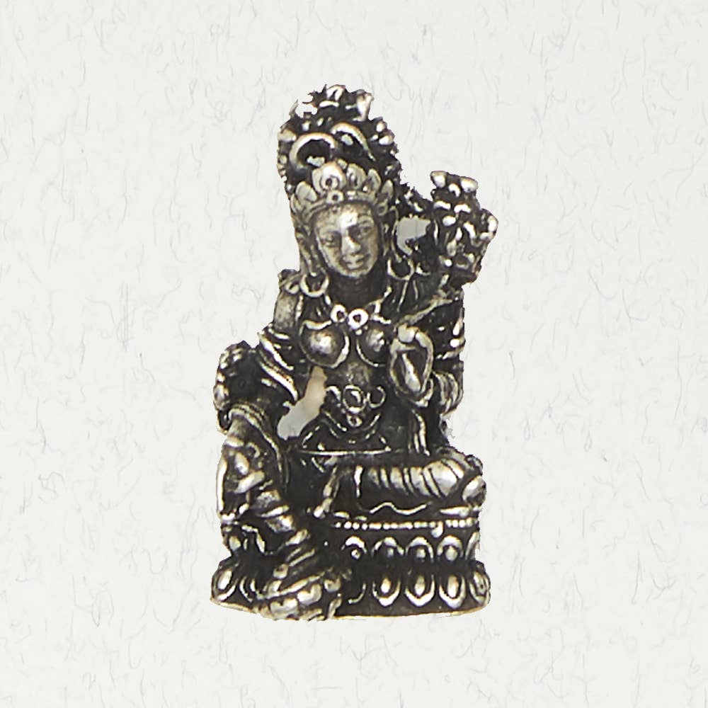 Goddess Pewter Pendant Necklace – Tara