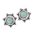 Music To My Ears Sterling Silver Opal Stud Earrings